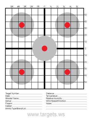 100 yard zero target printable