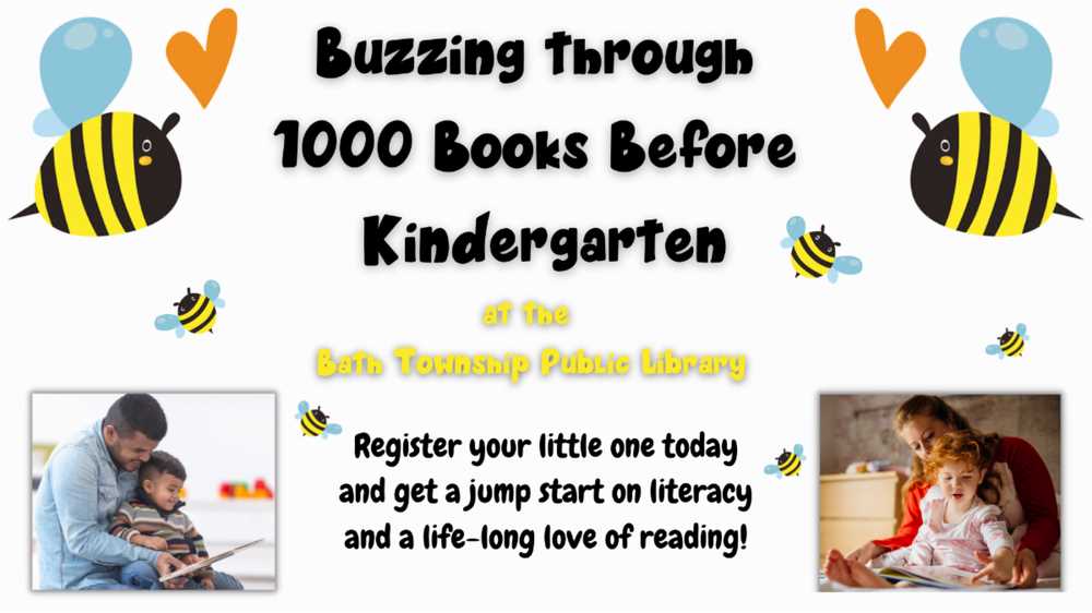 1000 books before kindergarten printables