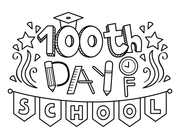 100th day of school free printables