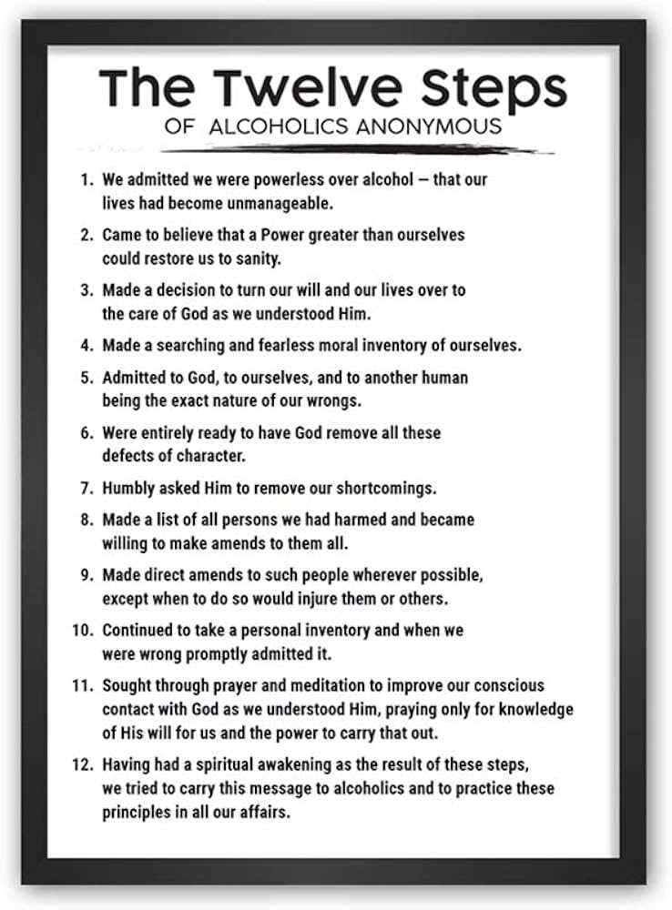 12 steps and 12 traditions printable