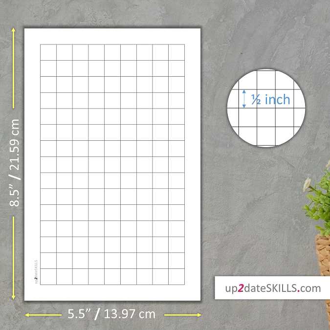 1/2 inch graph paper printable