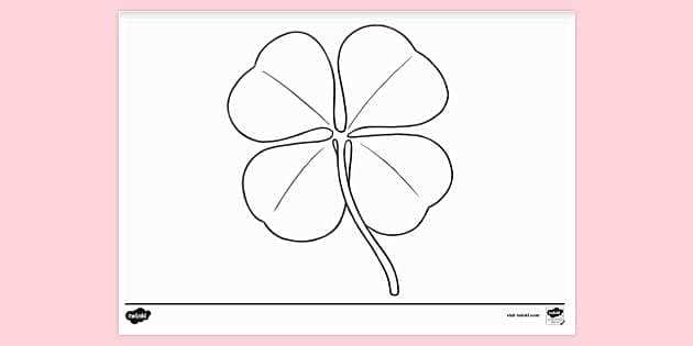 3 leaf clover printable