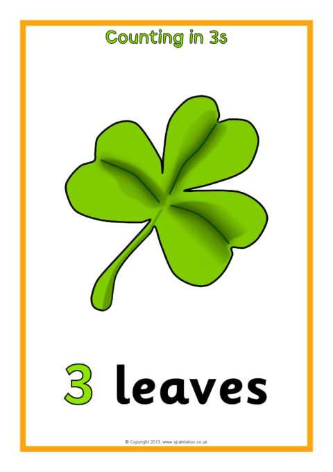 3 leaf clover printable