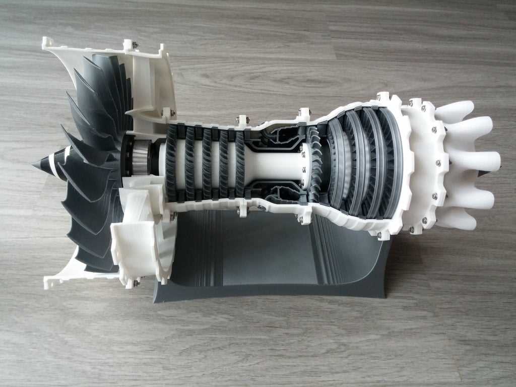 3d printable engine model