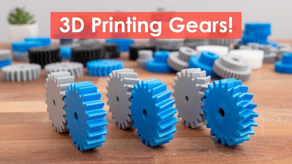3d printable gears