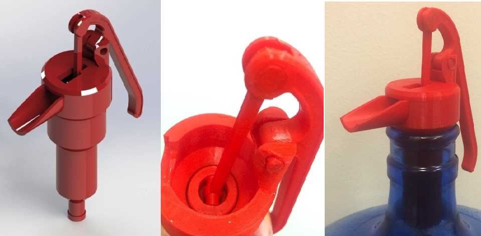 3d printable water pump
