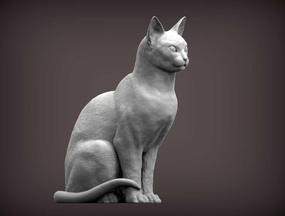 3d printable cat