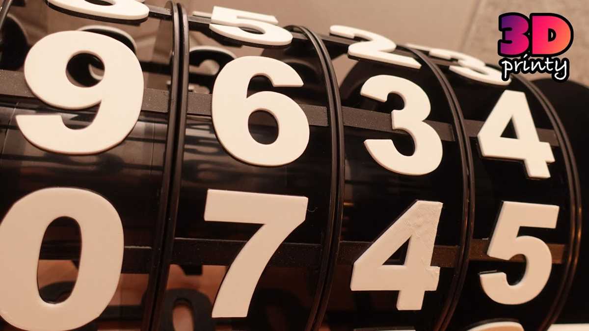 3d printable numbers