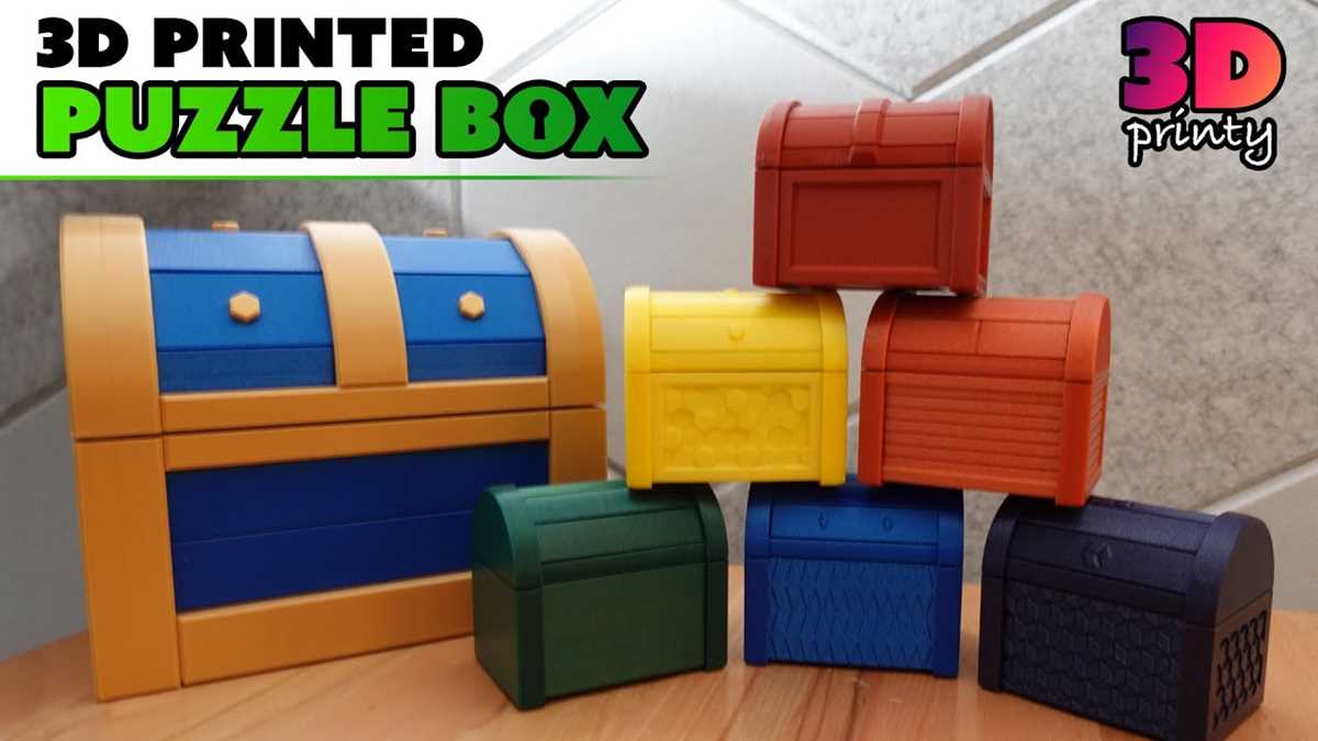 3d printable puzzle box