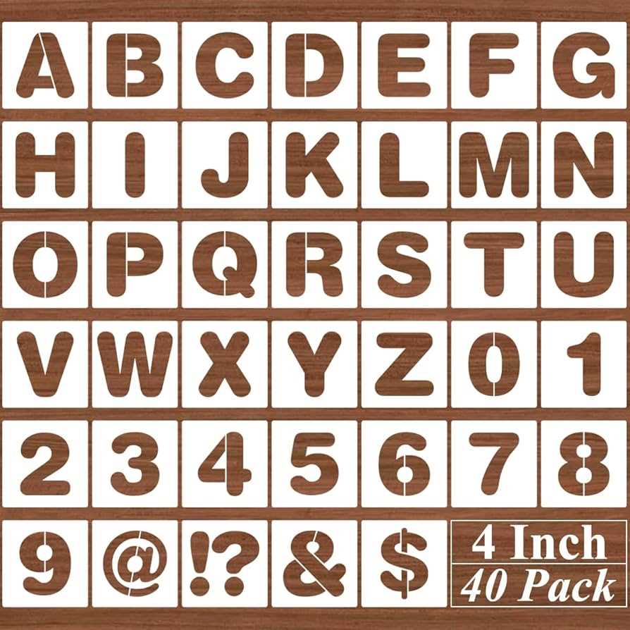 4 inch printable alphabet letters