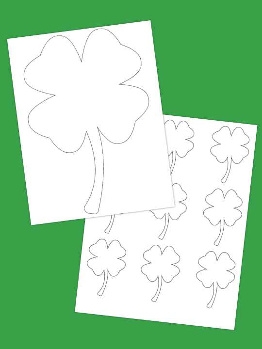 4 h clover printable