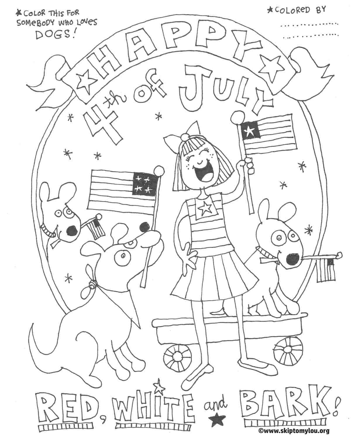 4th of july printables
