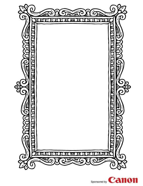 4x6 printable frame