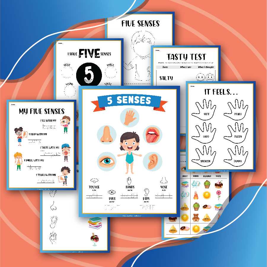 5 senses printables free