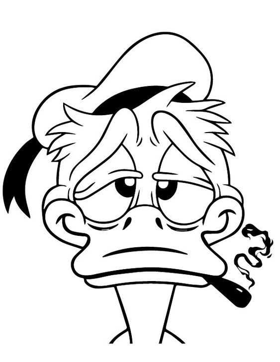 90s cartoon stoner coloring pages printable