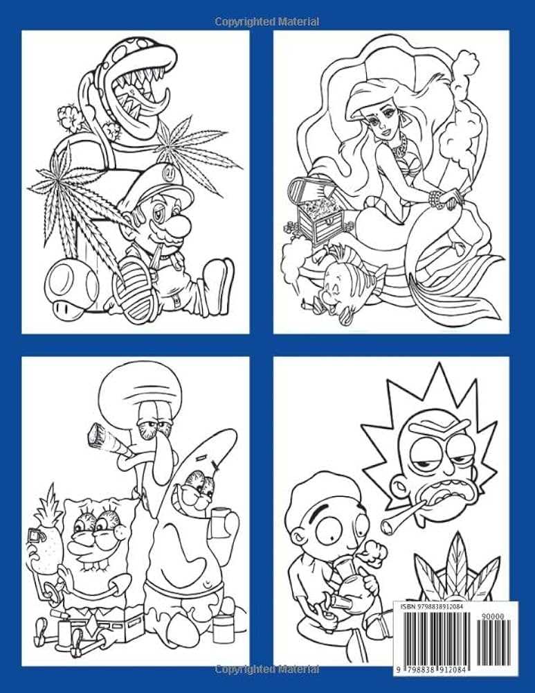 90s cartoon stoner coloring pages printable