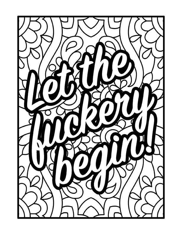 adult coloring page printable