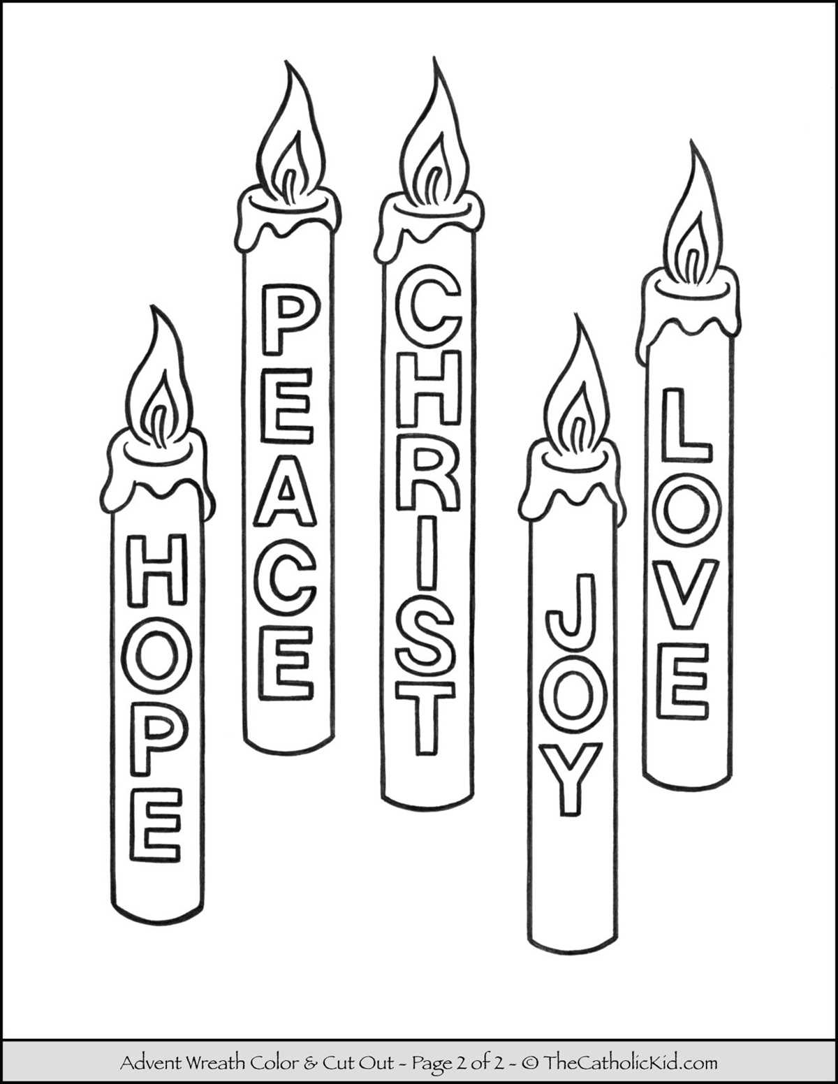 advent wreath printables free