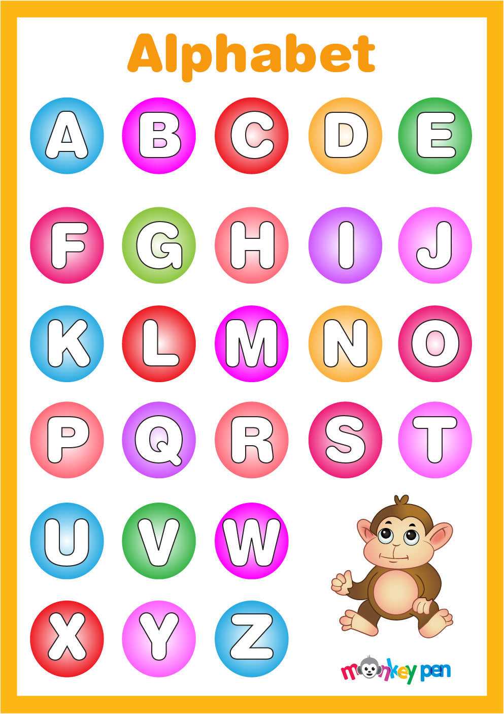 alphabet chart printable