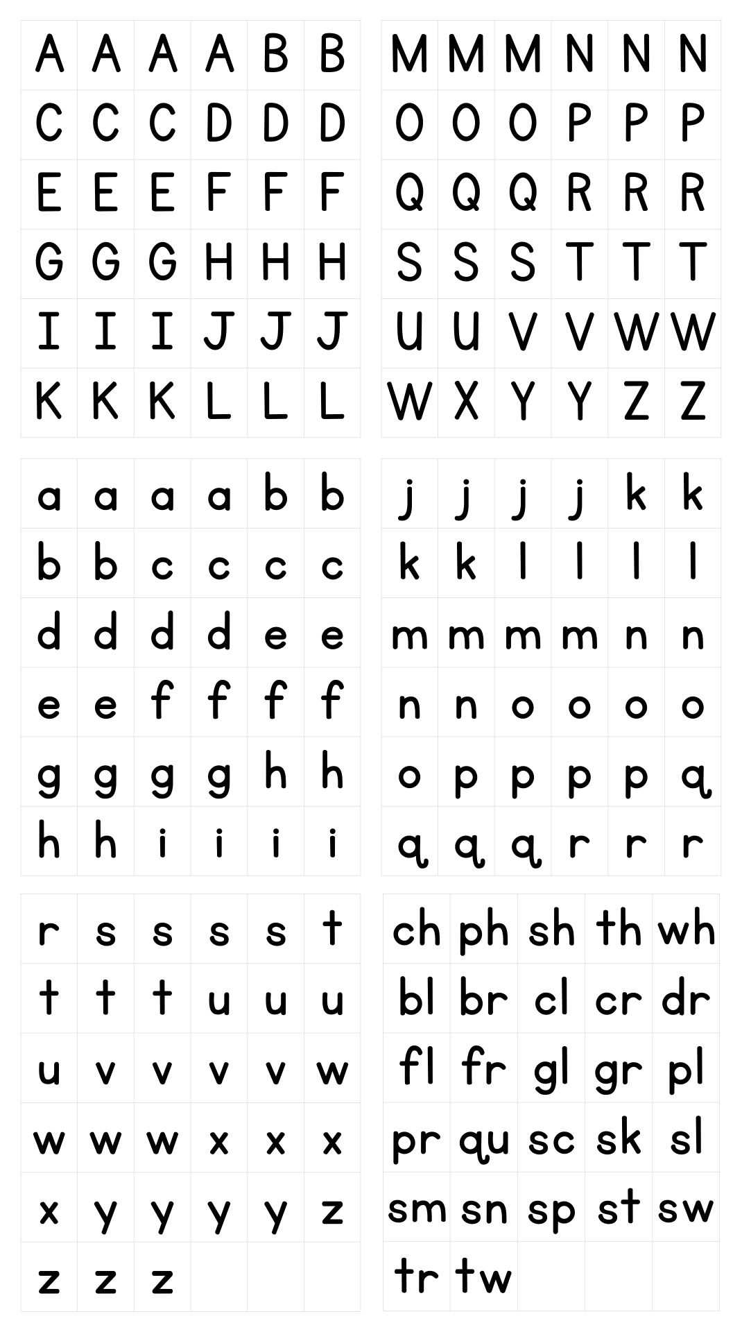 alphabet letter tiles printable