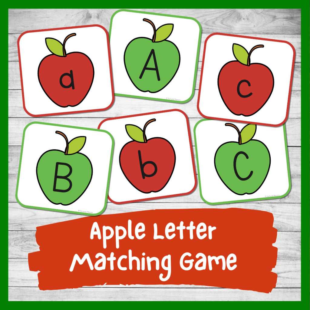alphabet match game printable