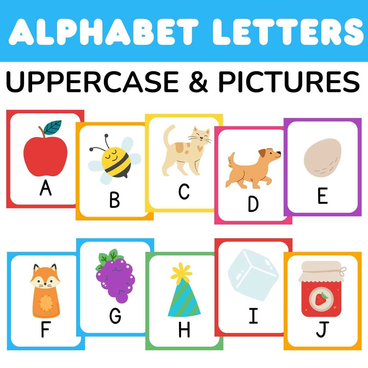 alphabet printable flashcards
