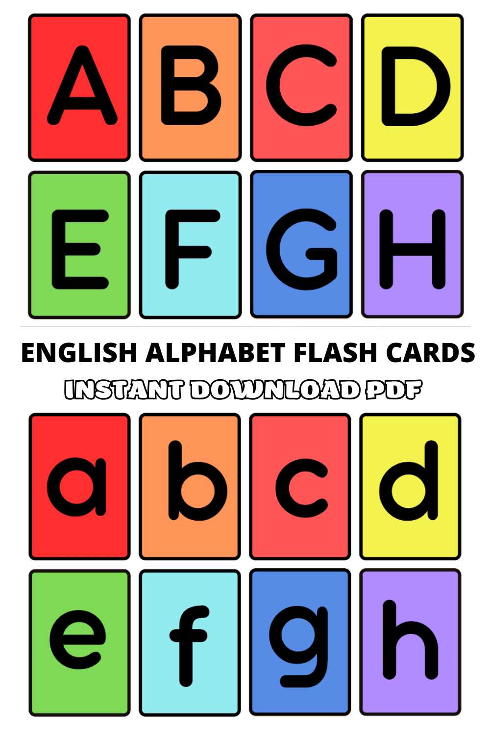 alphabet printable flashcards