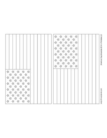 american flag coloring page free printable