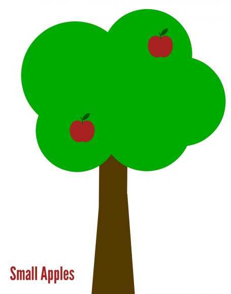 apple tree printable template