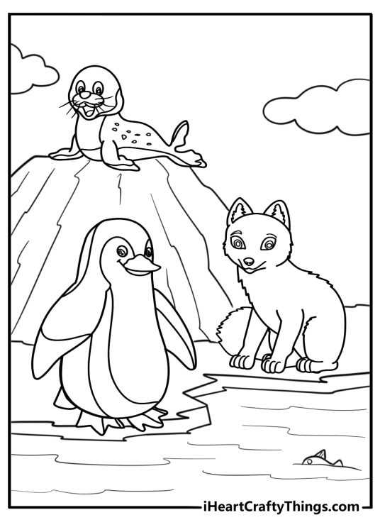 arctic animals printables