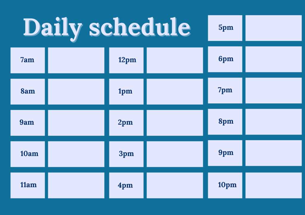autism visual schedule printables free