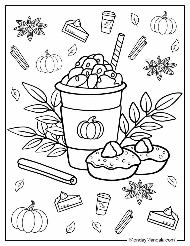 autumn coloring sheets printable