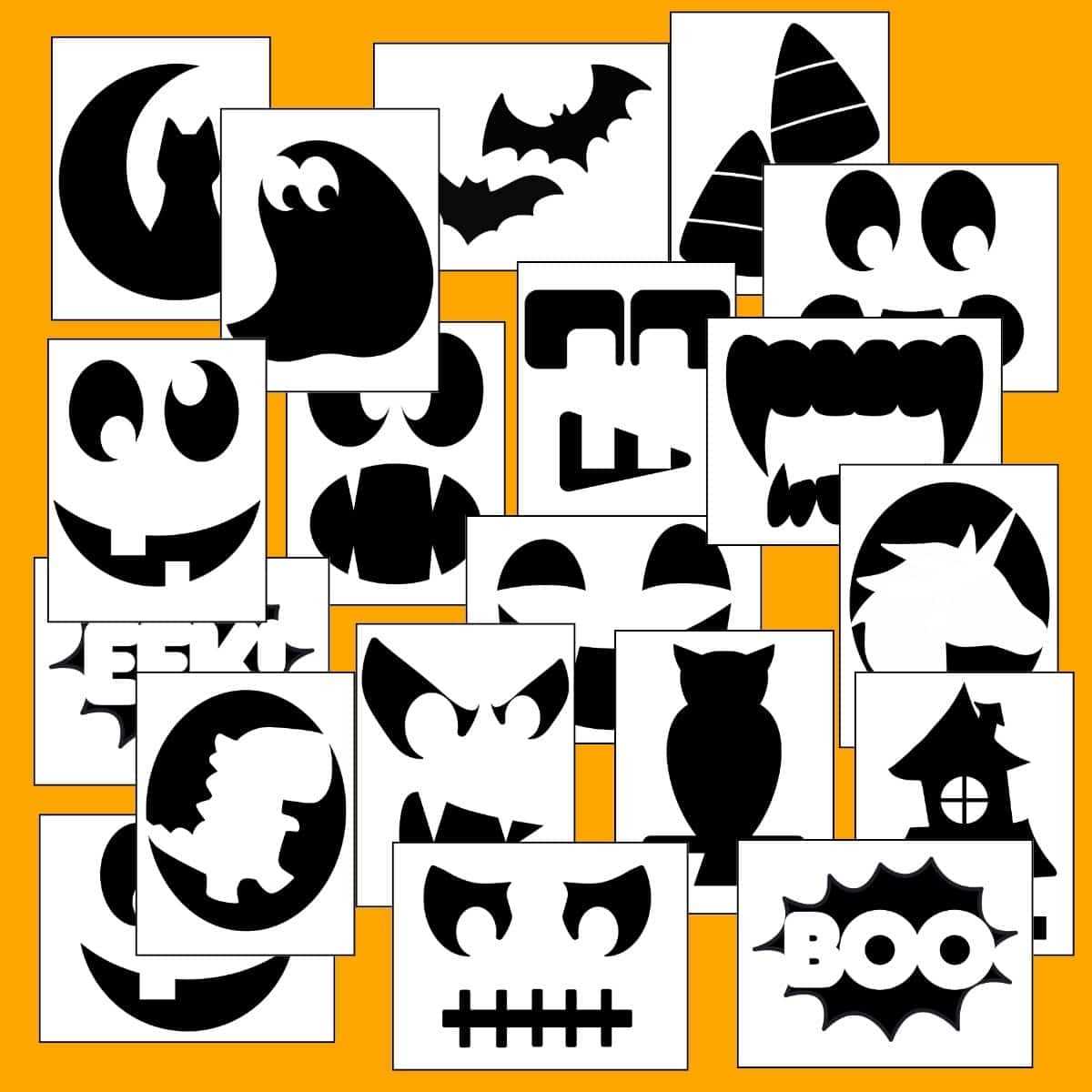 awesome pumpkin stencils printable
