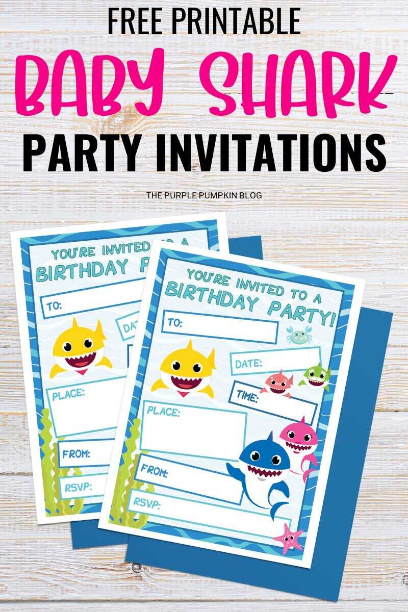 baby shark printables