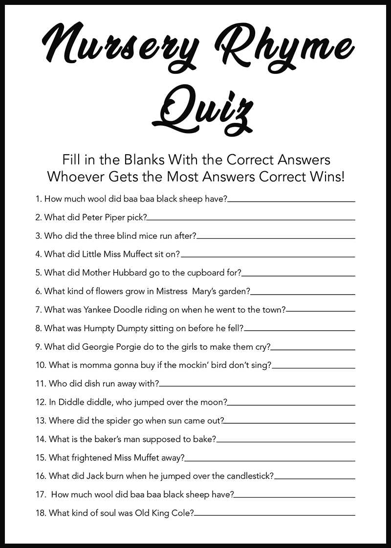 baby shower printable games