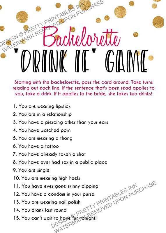 bachelorette party printable games