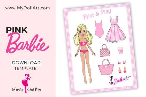 barbie paper dolls printable