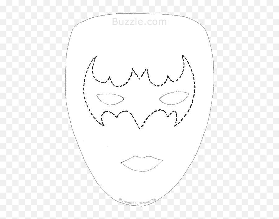 batman mask printable template