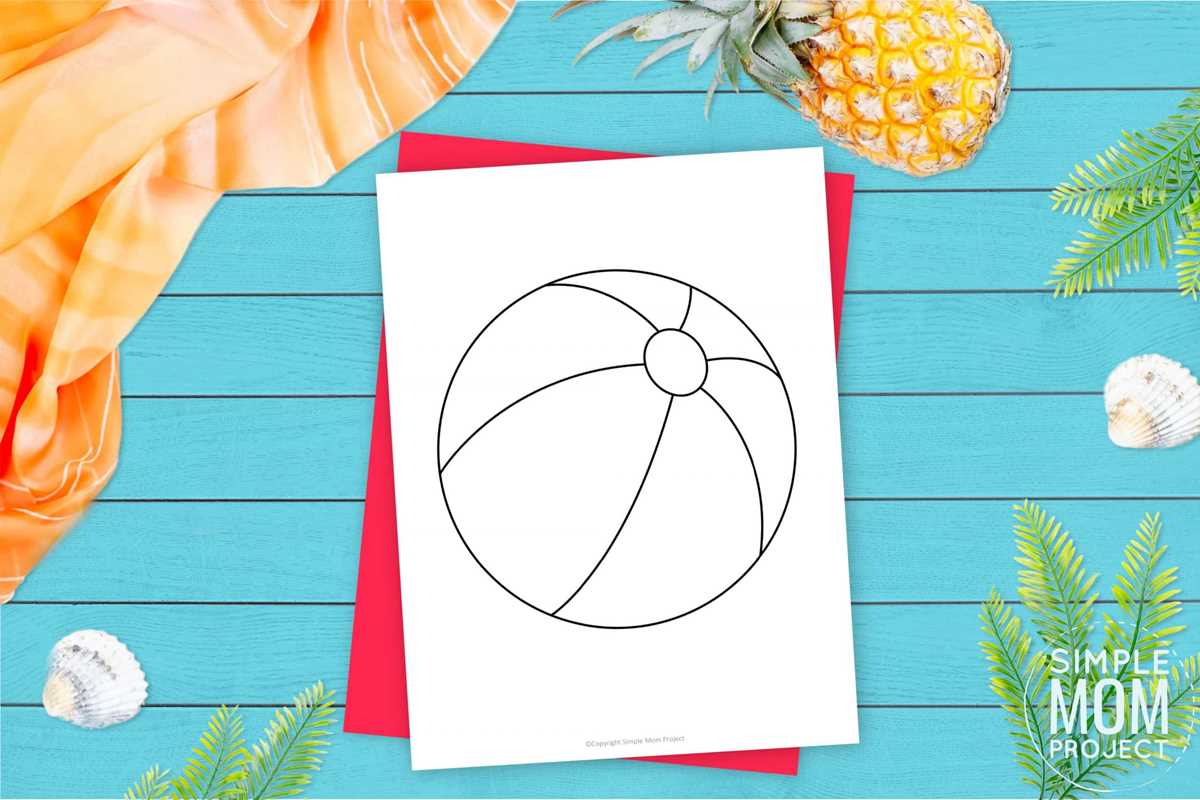beach balls printables