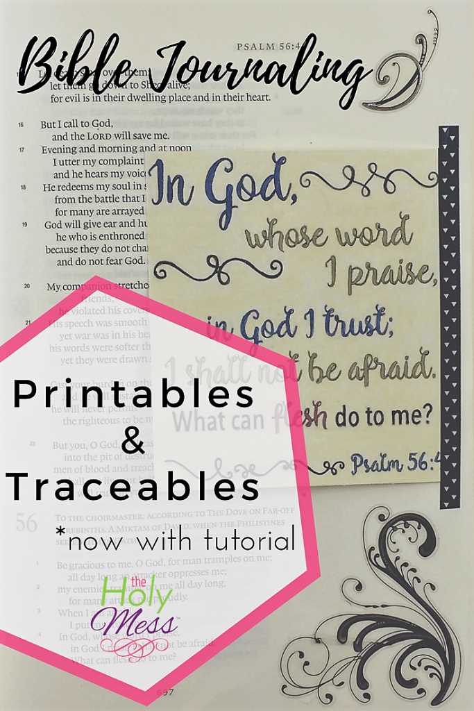 bible journaling printables