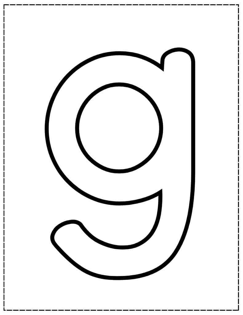 big letter printable