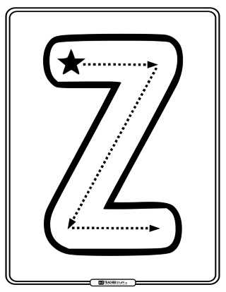 big printable alphabet letters a to z