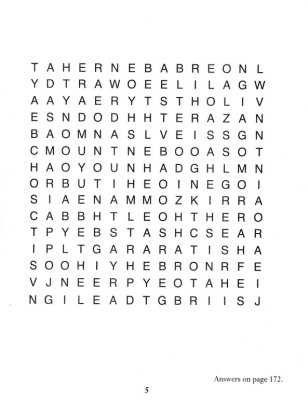 big word searches printable