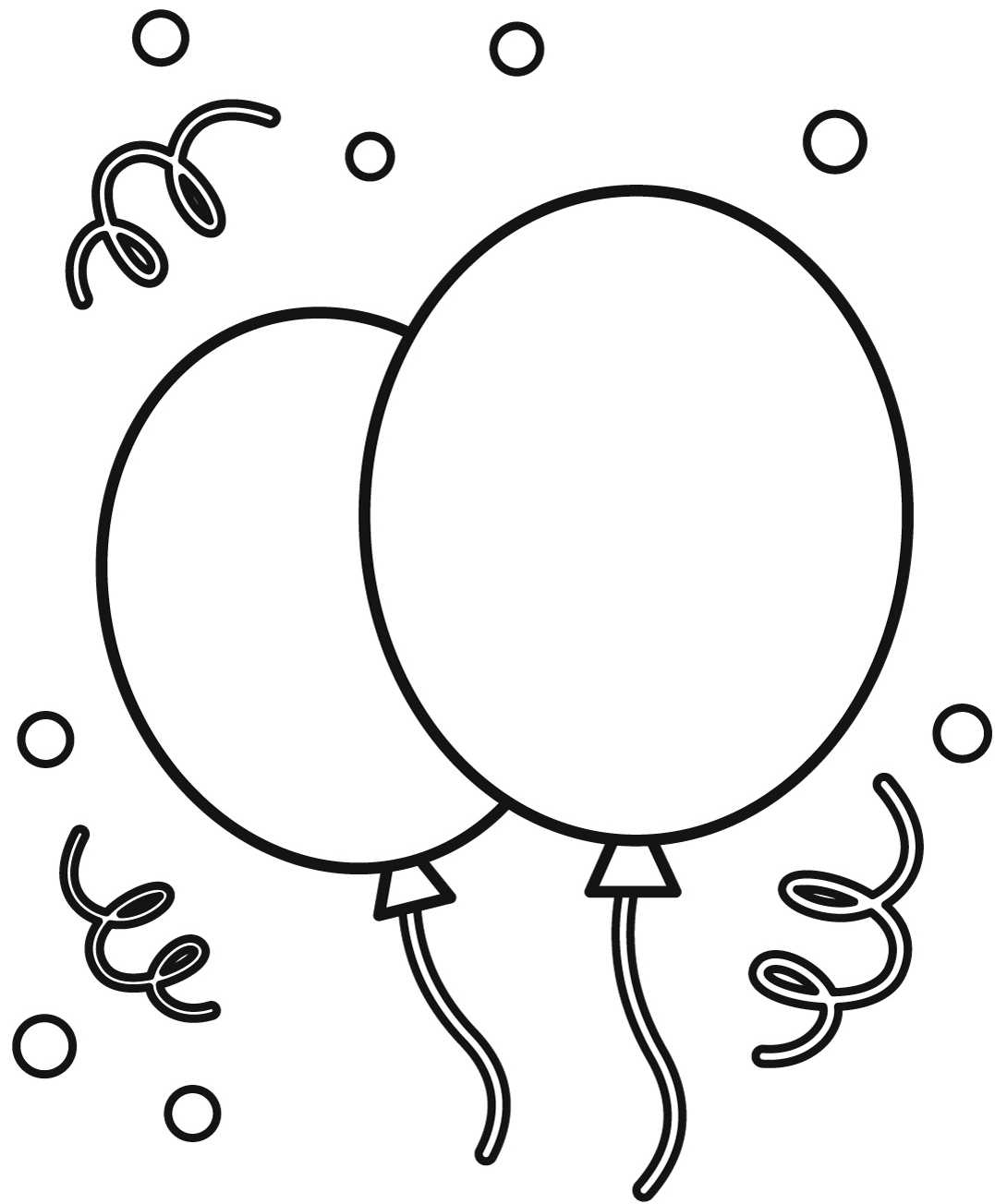 birthday balloons printable
