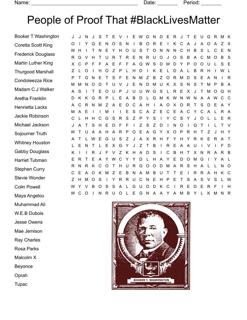 black history month word search free printable