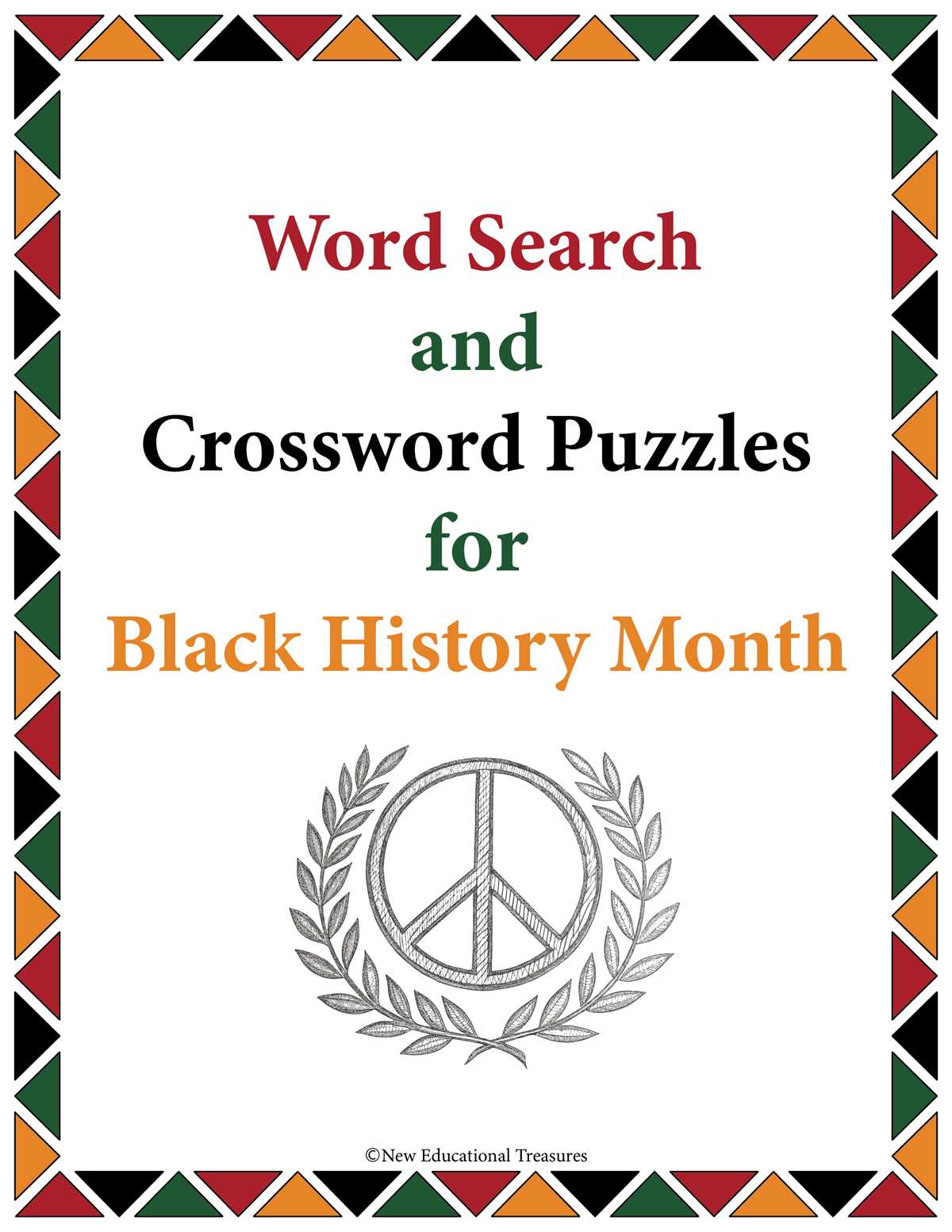 black history month word search free printable