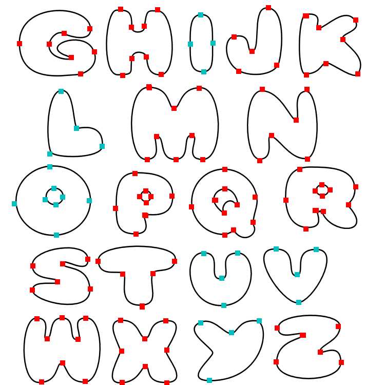 bubble letters stencils free printable