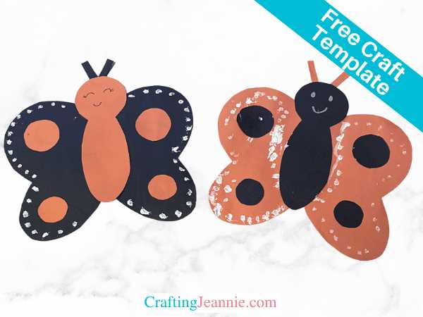 build a butterfly printable