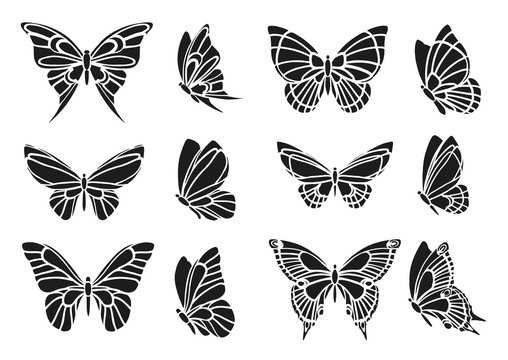butterfly stencils free printable