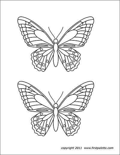 butterfly template free printable